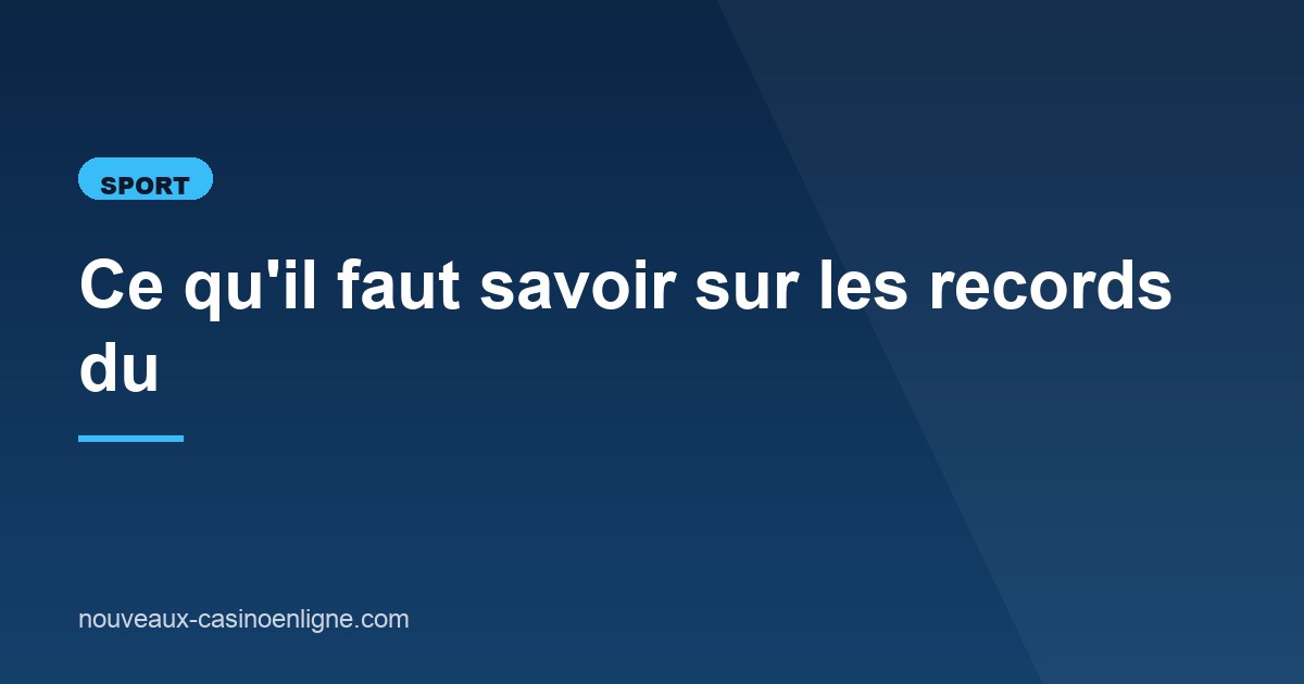 Illustration de l'article consacré aux records du Grand Chelem