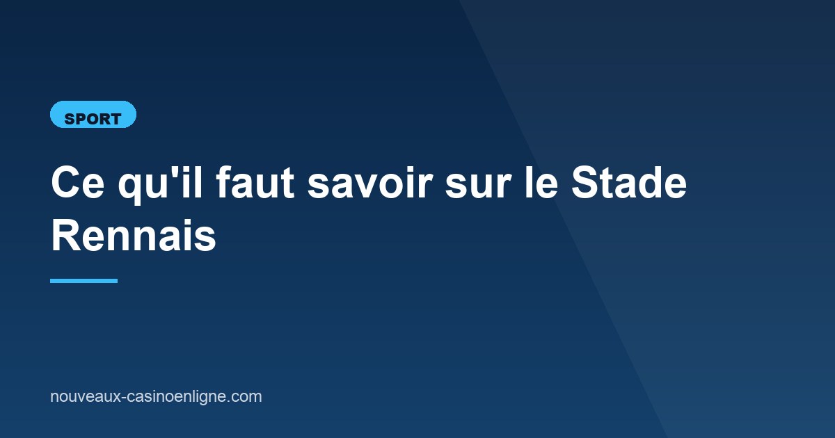 Illustration de l'article consacré au Stade Rennais